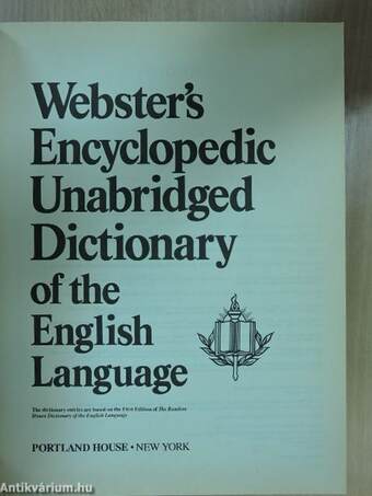 Webster's Encyclopedic Unabridged Dictionary of the English Language