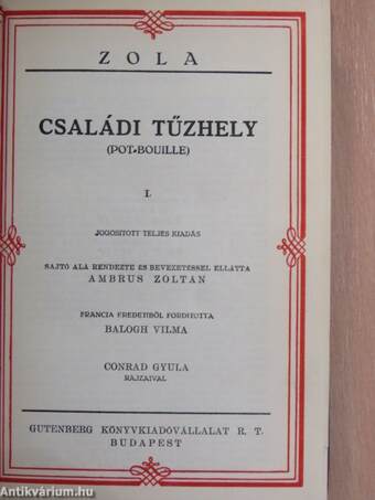 Családi tűzhely I-IV.