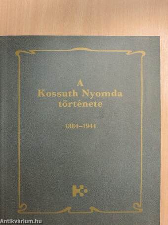 A Kossuth Nyomda története I.
