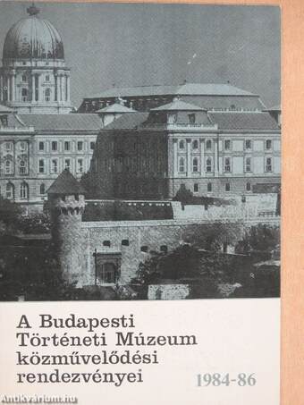 A Budapesti Történeti Múzeum közművelődési rendezvényei