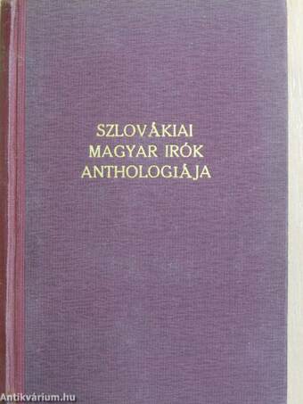 Szlovákiai magyar irók anthologiája