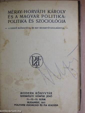 Forradalom és kultura/Méray-Horváth Károly és a magyar politika: politika és szociológia/Stúdiumok/Nietzsche