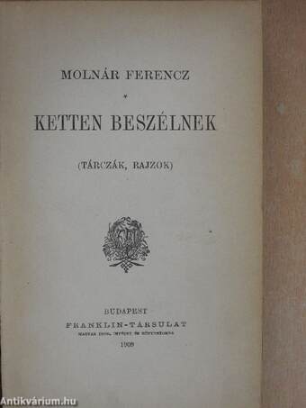 Ketten beszélnek