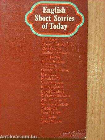 English Short Stories of Today