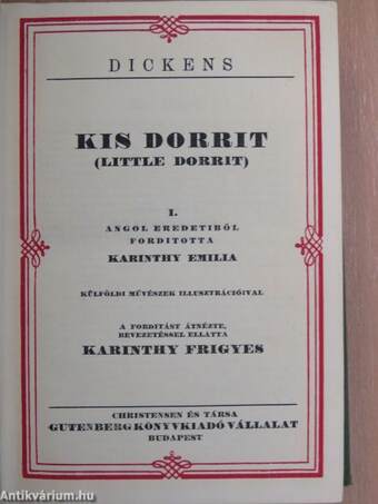 Kis Dorrit I-IV.