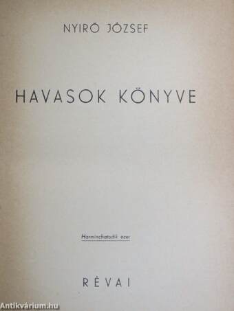 Havasok könyve