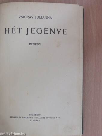 Hét jegenye