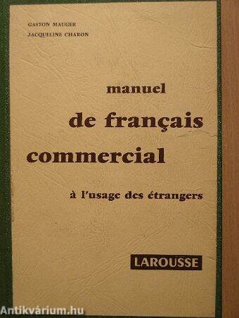 Manuel de Francais Commercial
