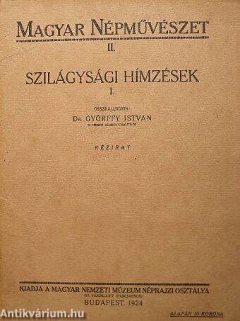 Szilágysági hímzések I.