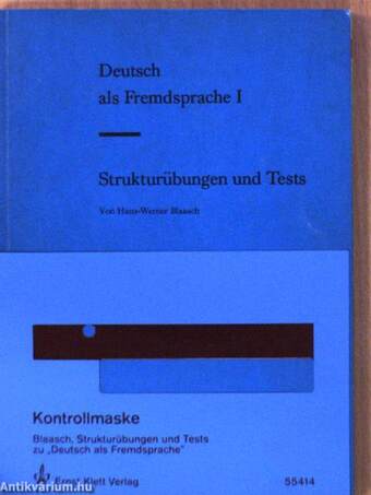 Deutsch als Fremdsprache I. - Strukturübungen und Tests