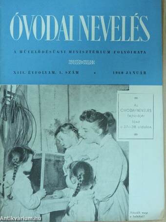 Óvodai nevelés 1960. január-december