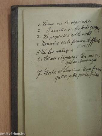 "12 kötet a Théatre Francais sorozatból (nem teljes sorozat)"