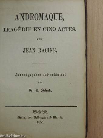 "12 kötet a Théatre Francais sorozatból (nem teljes sorozat)"