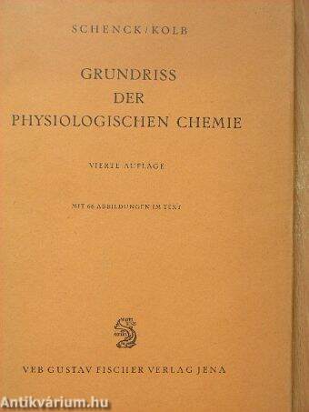 Grundriss der Physiologischen chemie