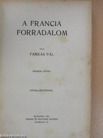 A francia forradalom I-II.