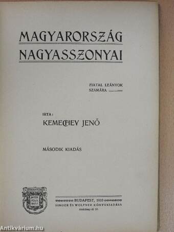 Magyarország nagyasszonyai