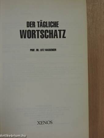 Der tägliche Wortschatz