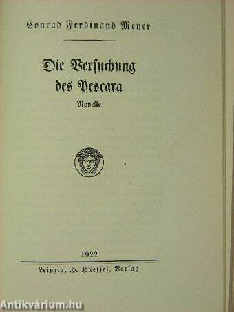 Der Heilige/Die Versuchung von Pescara (gótbetűs)