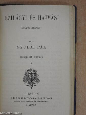 Gyulai Pál válogatott költeményei/Birálatok/Szilágyi és Hajmási/B. Eötvös József