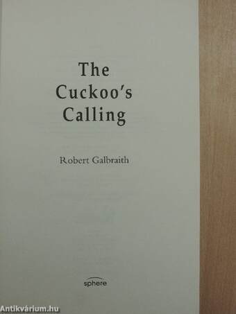 The Cuckoo's Calling