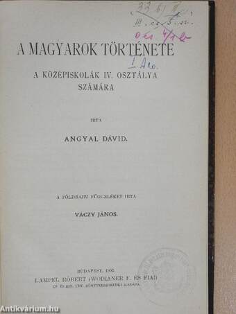 A magyarok története I-II.