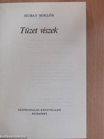 Tüzet viszek