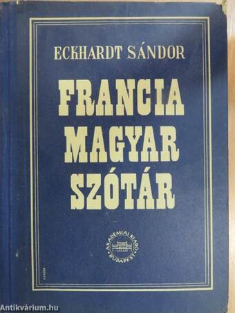 Francia-magyar szótár