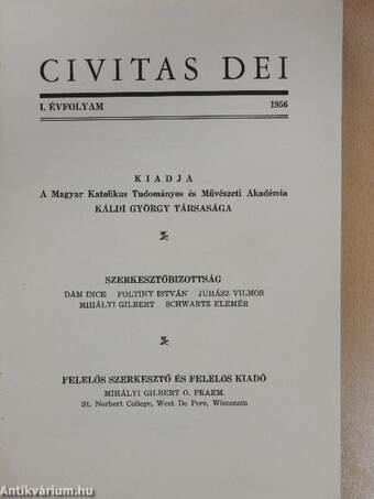 Civitas Dei 1956