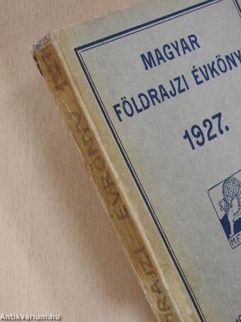 Magyar földrajzi évkönyv az 1927. évre