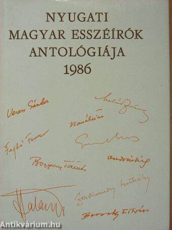 Nyugati magyar esszéírók antológiája, 1986