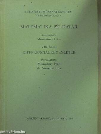 Matematika példatár VIII.