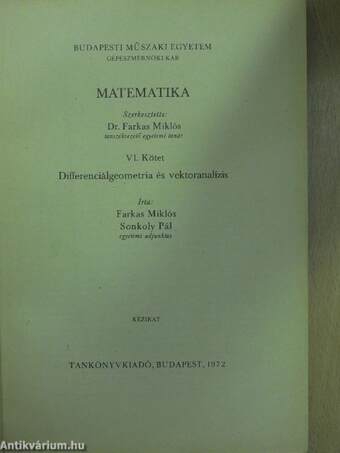 Matematika VI.