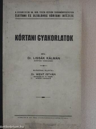 Kórtani gyakorlatok