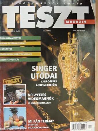 Teszt Magazin 1999. (nem teljes évfolyam)