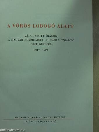 A vörös lobogó alatt