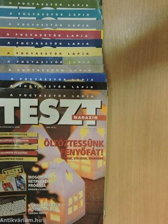 Teszt Magazin 1999. (nem teljes évfolyam)