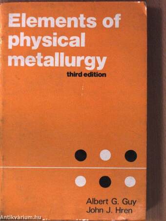 Elements of physical metallurgy
