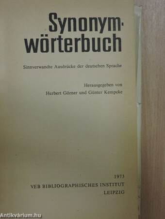 Synonymwörterbuch