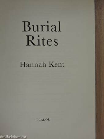 Burial Rites