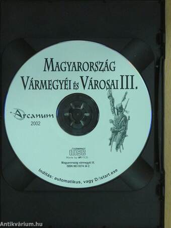 Magyarország vármegyéi és városai III. - CD-ROM