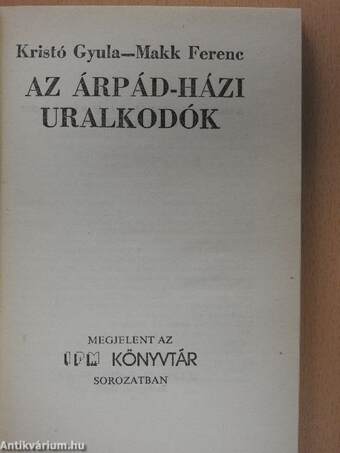 Az Árpád-házi uralkodók