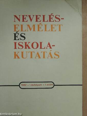 Neveléselmélet és iskolakutatás 1982/1-4.