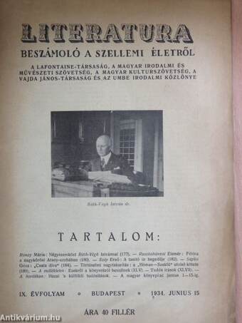 Literatura 1934. junius15.