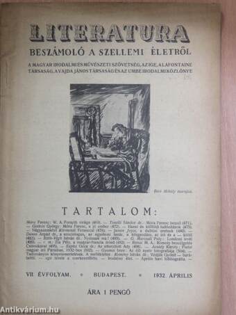 Literatura 1932. május