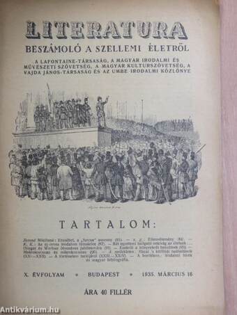 Literatura 1935. március 16.