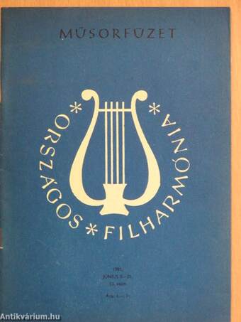 Országos Filharmónia Műsorfüzet 1981/12.