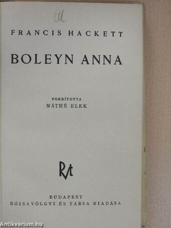 Boleyn Anna