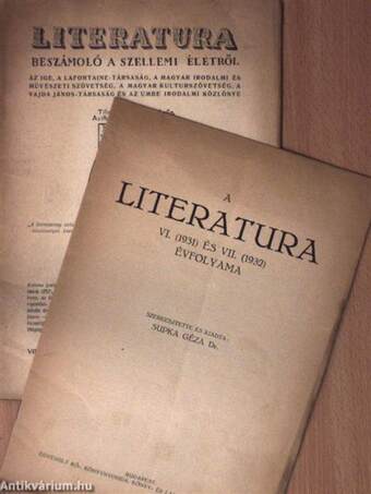 Literatura 1932. december