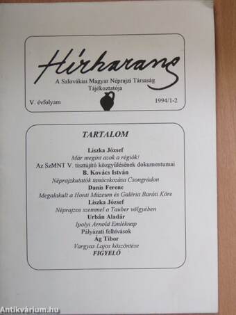 Hírharang 1994/1-2.