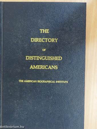 The directory of distinguished americans (Bobula Ida könyvtárából)